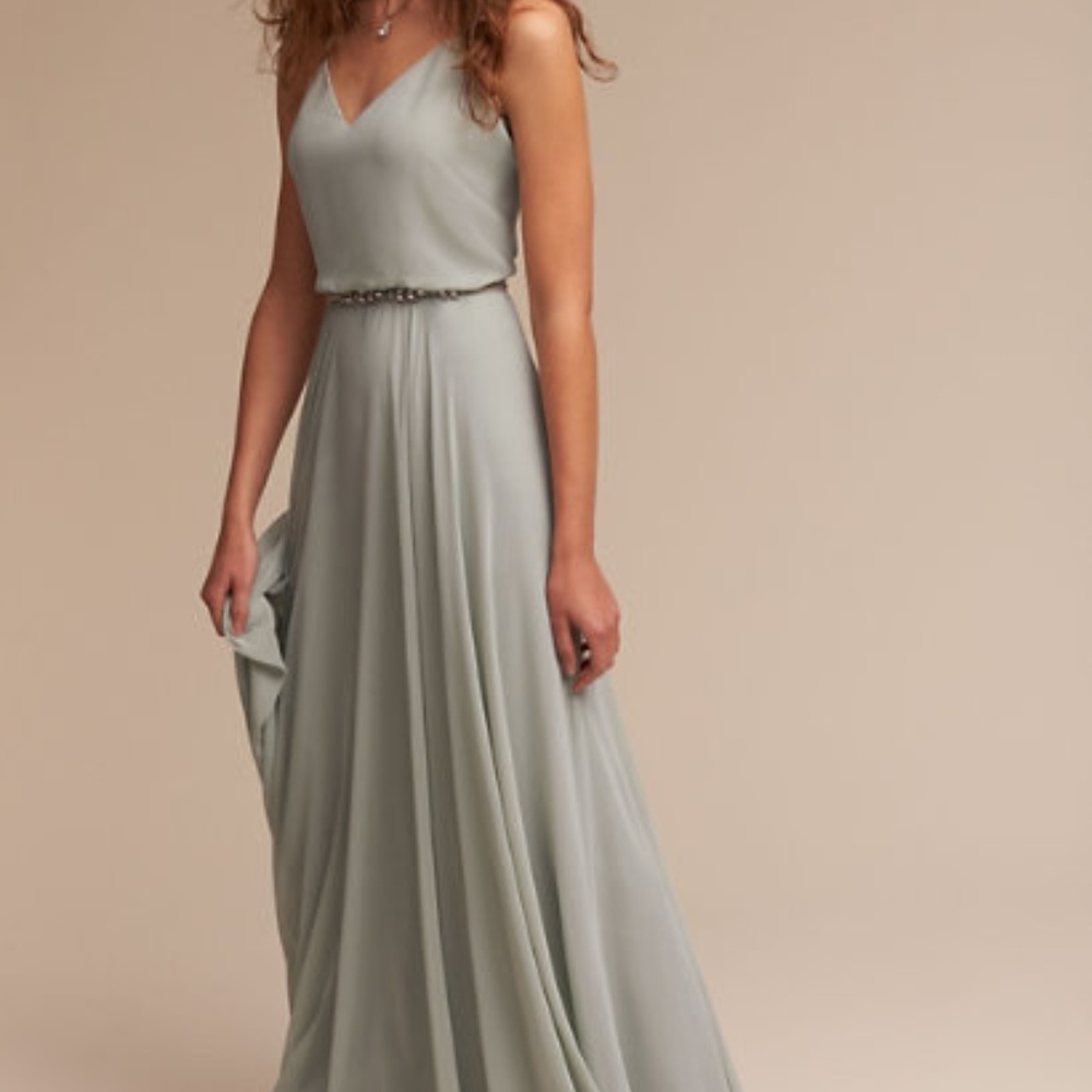 BHLDN Jenny Yoo Inesse Dress - Morning Mist